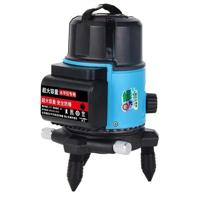 Batería de nivel de 3,7 V, batería de nivel recargable con luz roja y azul, pantalla Digital de gran capacidad, batería Universal de nivel de batería