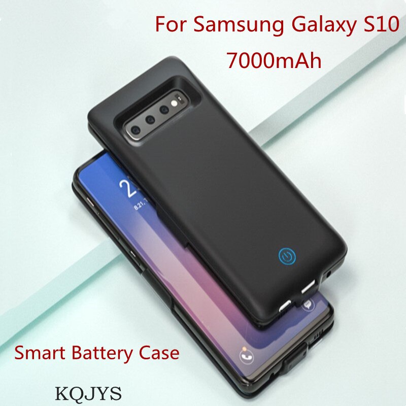 Kqjys 7000Mah Power Bank Batterij Oplader Gevallen Voor Samsung Galaxy S10 Batterij Case Externe Backup Opladen Cover Voor Galaxy s10