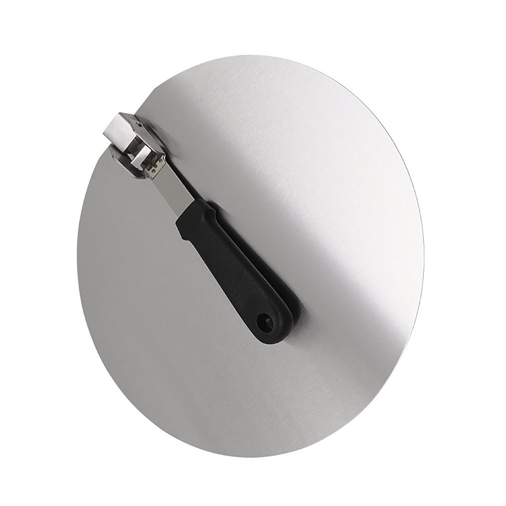 Round Pizza Peel Stainless Steel Pizza Peel Household Pizza Wheel Cutter With Handle Baking Pizza Shovel Kitchen Gadget