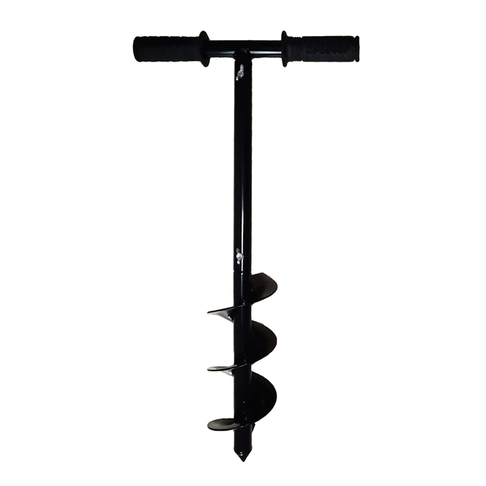Plantador de árboles para jardín, plantador de plántulas, cultivador de cama con mango Manual, taladro en espiral, perforador de agujeros, patio, flor de tierra