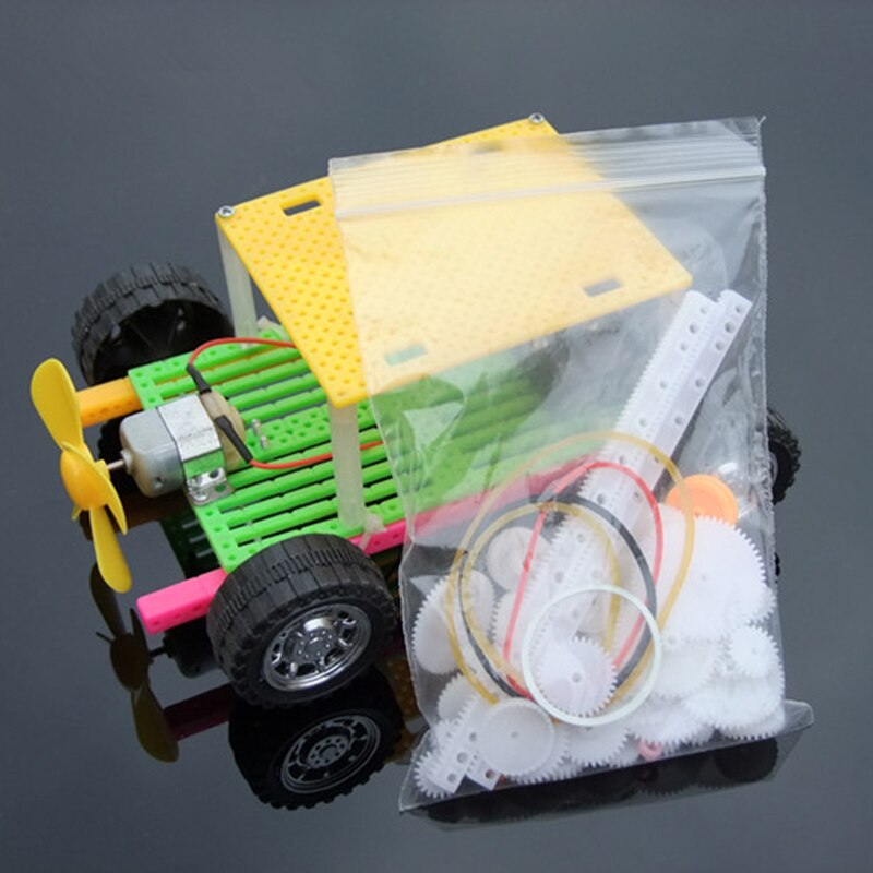 75pcs Plastic Kroon Enkele Dubbele Worm Grear Met Riemschijf DIY Tool Set Mayitr Voor Robot