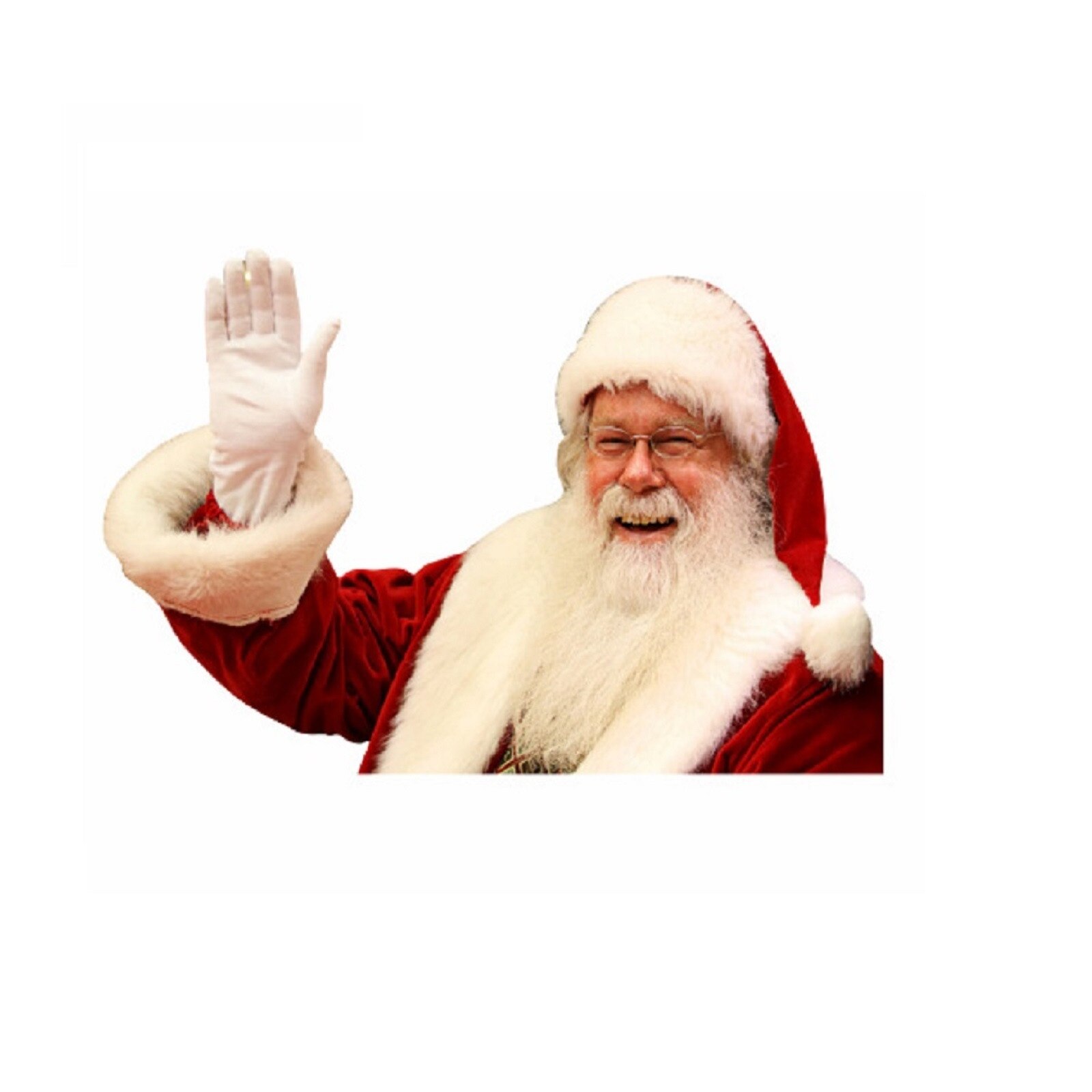 Christmas The 3D Realistic Santa Claus Car Rear Window Sticker Home Decoration Accessories: a