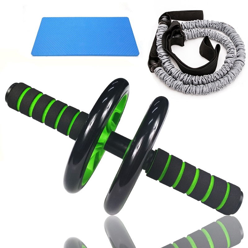 Gym Trainer Ab Roller Training Home Fitness Double Wheel stable Abdominal Power Wheel Abdomen Muscle Exercise Equipment