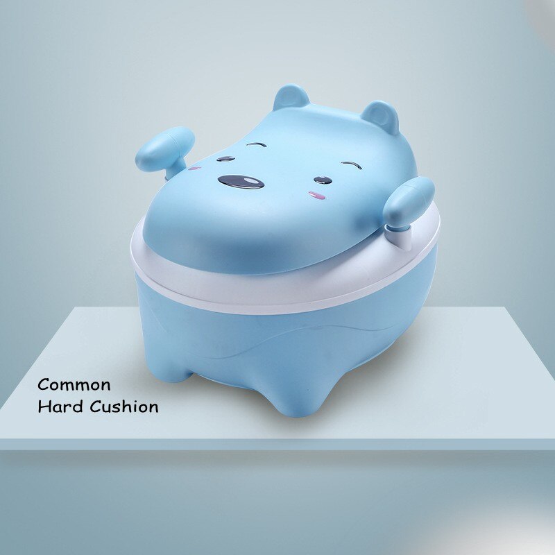 Bonbons couleur bébé infantile siège de toilette grand enfant enfants bébé toilette formation pot urinoirs tiroir Style facile à nettoyer: Blue Common Hard