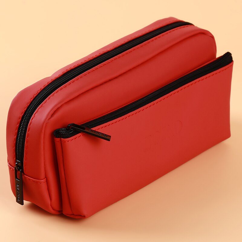 Women Bag PU Multi-function Waterproof Cloth Portable Ladies Travel Storage Bag Wash: composite bag red
