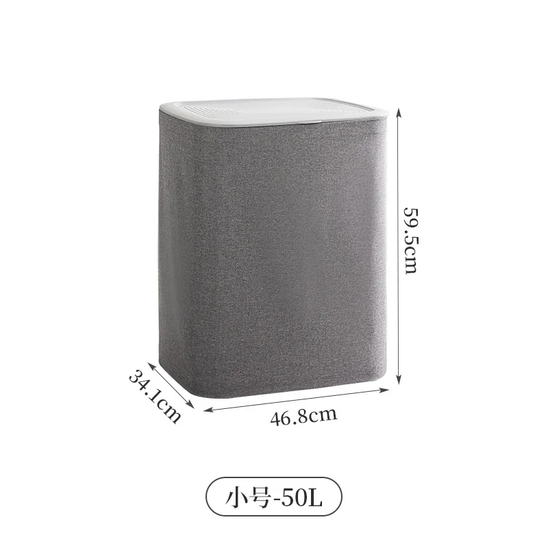 Mir de Rangement en Tissu Pliable de Style Japonais, pour Vêtements Sales, Compartiment à illant Domestique avec Couvercle: Rose Gold