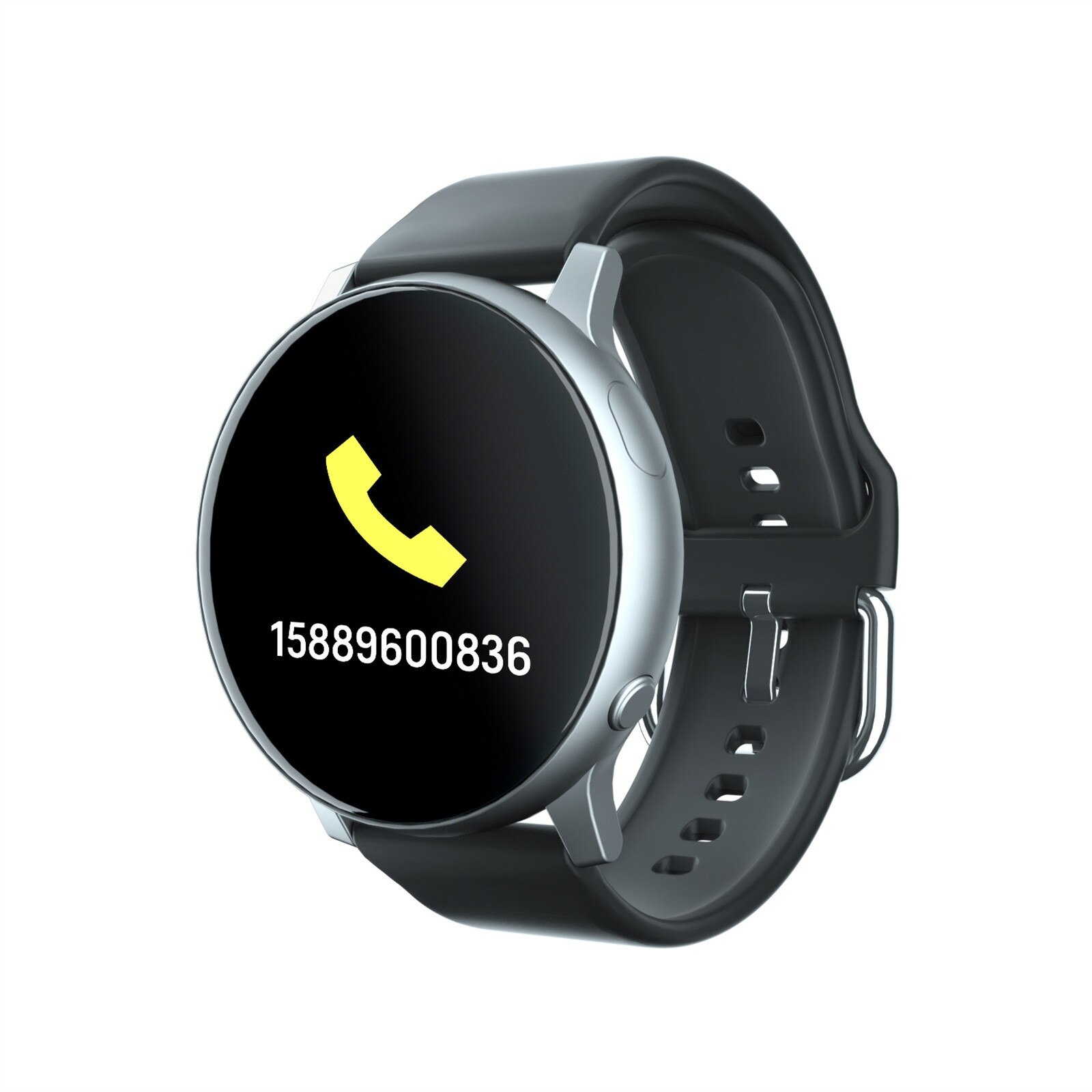 Blood Pressure Heart Rate Smart watch Ip67 Waterproof Fitness Tracke SmartWatch S2 Men Smart Watch opaski na rękę: Silver