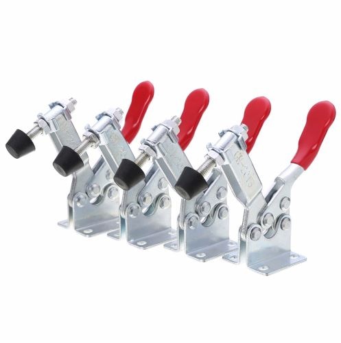 4 stks/set Holding Capaciteit 100Kg Quick Release Verticale Type GH-201b Toggle Clamp Hand Tool Set