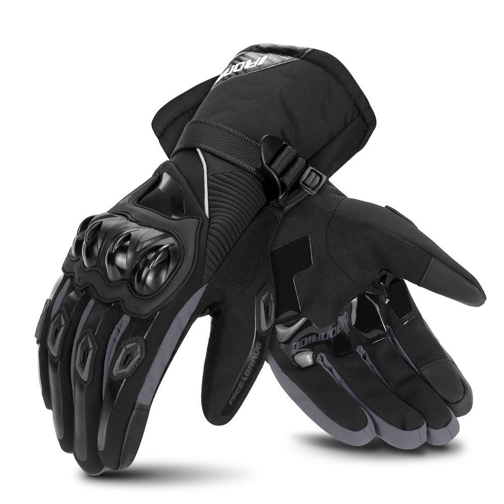 Guanti Moto invernali impermeabili Touch Screen uomo guanti Moto guanti protettivi antivento guanti Moto Motocross