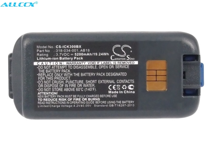 Batería de 5200mAh para Intermec CK3, CK3A, CK3R, CK3X