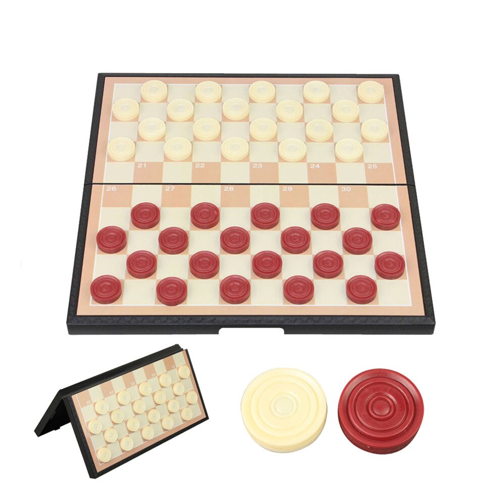 Bstfamly Internationale Checkers Plastic Schaken S... – Grandado