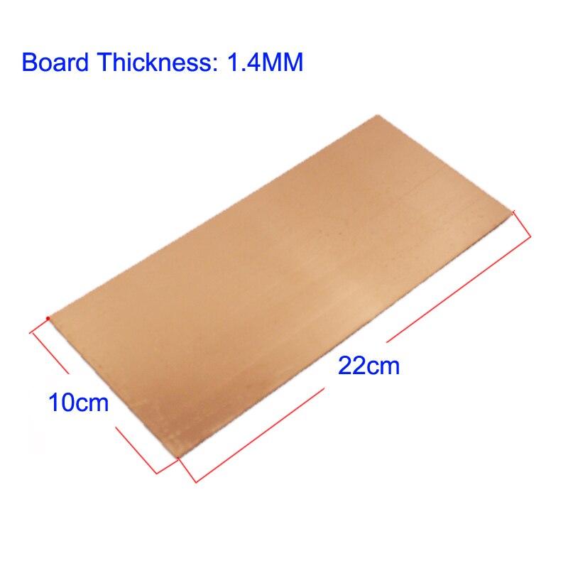 5 teile/los 10 cm x 22 cm Eine Seite Einseitige T02 Kupfer Verkleidet Laminat CCL Verwenden Sie Für sterben Herstellung PCB Papier Basis