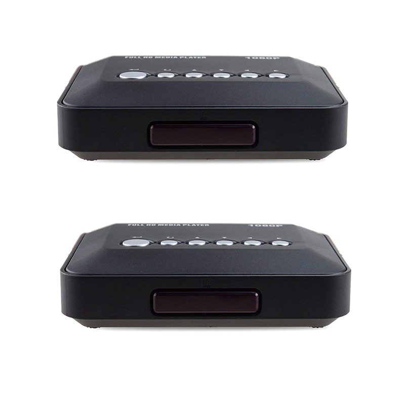 K3 1080P Multimedia Player Full HD TV Video Player AV CRT HDMI with Remote Control Media Player US Plug: Default Title