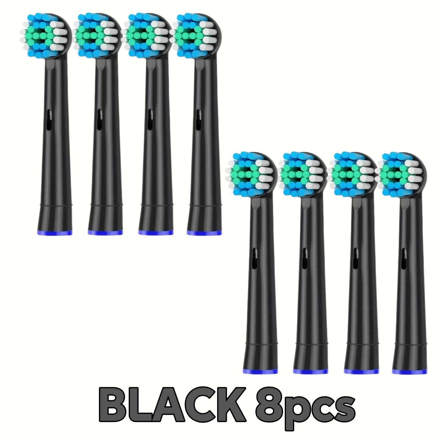 4/12pcs Replacement Toothbrush Heads for Oral-B Electric Toothbrush Precision Clean Brush-Head Effective Oral Care: Ivory