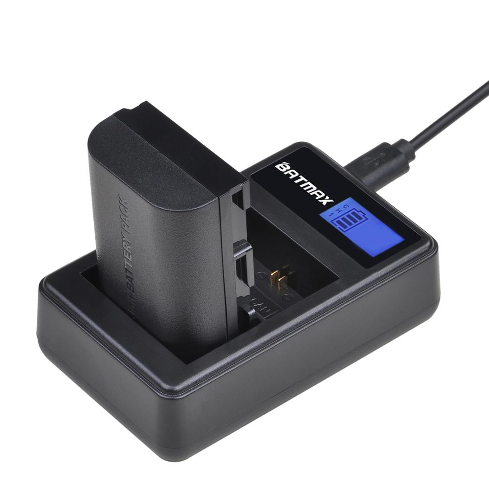 Batmax 2650Mah LP-E6 LPE6 E6 Batterij + Lcd Dual Usb Oplader Voor Canon Eos 5DS R 5D Mark Ii 5D Mark Iii 6D 7D 80D 90D Eos 5DS R