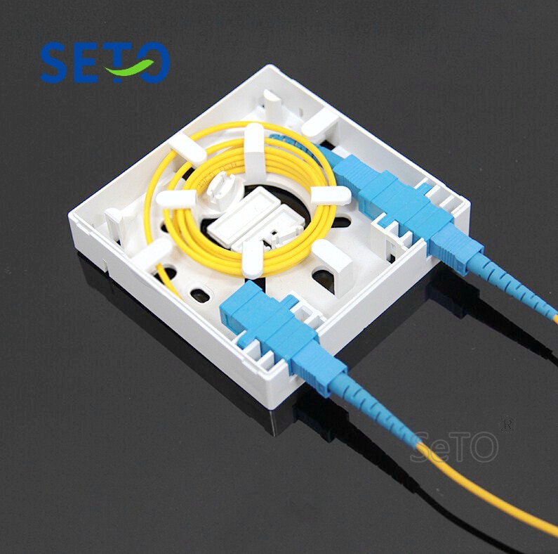 Seto 86 type 2 -ports veggmonterbar termineringsboks for sc fiber