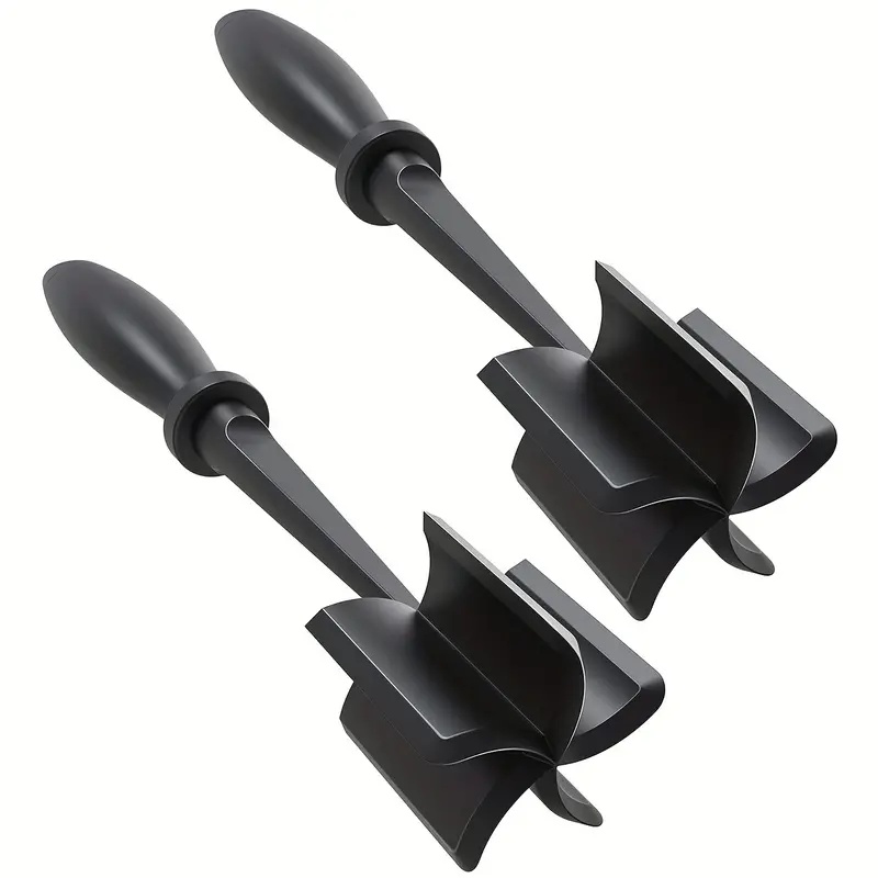 Meat Chopper Heat Resistant Ground Beef Masher Non-Stick Meat Shredder Potato Tomato Turkey Hamburger Mix Smasher Kitchen Gadget: light green