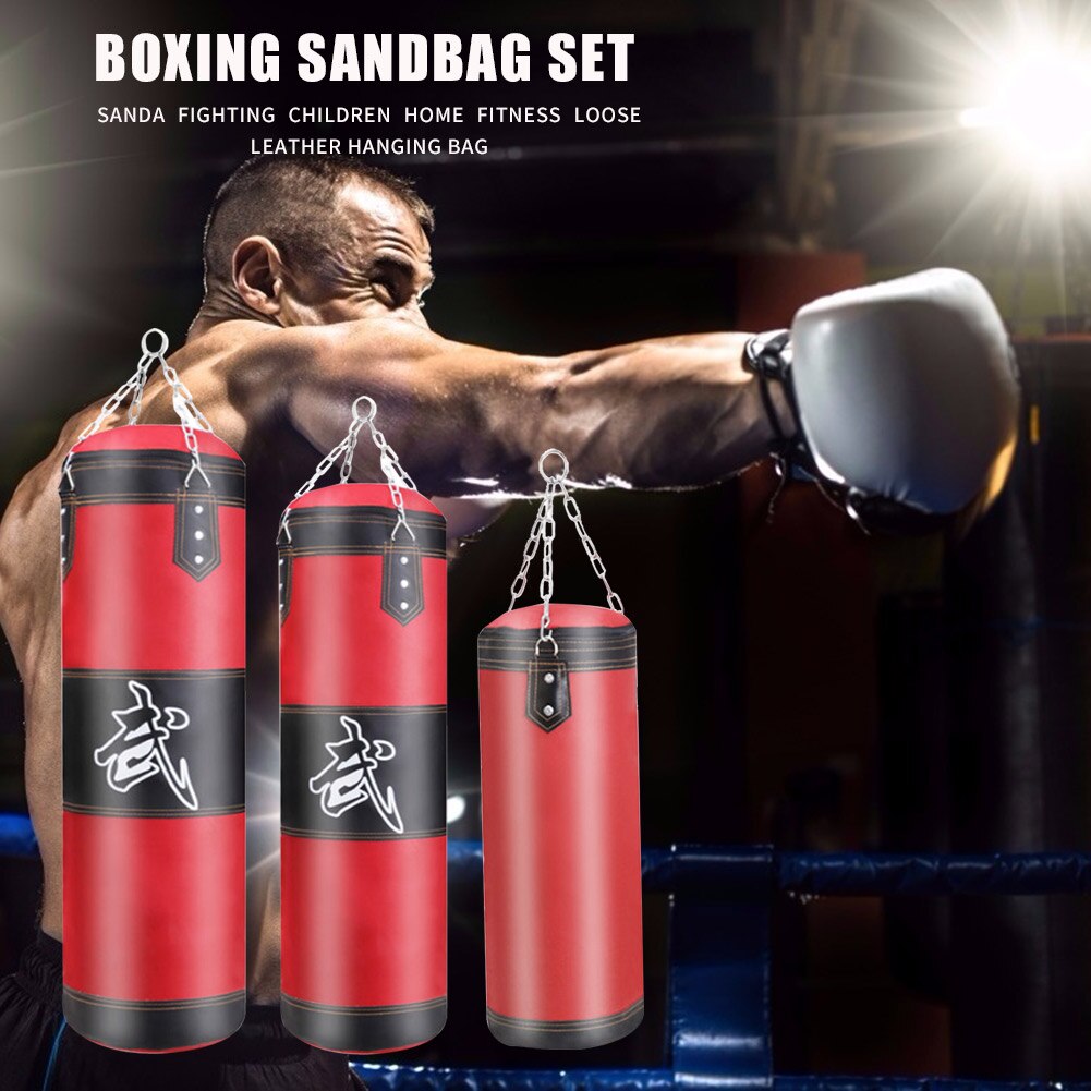 Vide poinçonnage sacs de sable pilier boxe équipement d'entraînement Kickboxing Muay Thai pour l'exercice intérieur Sport ornements accessoires