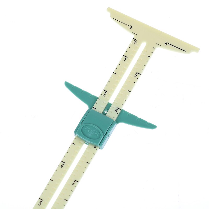 Jauge coulissante multifonctionnelle 5-en-1 avec outil de couture de mesure