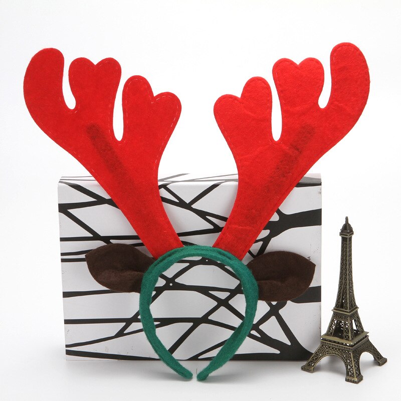 Bois bandeau décorations de noël pour la maison noël Festival fête ornements nouvel an décor enfants cheveux accessoires: 8