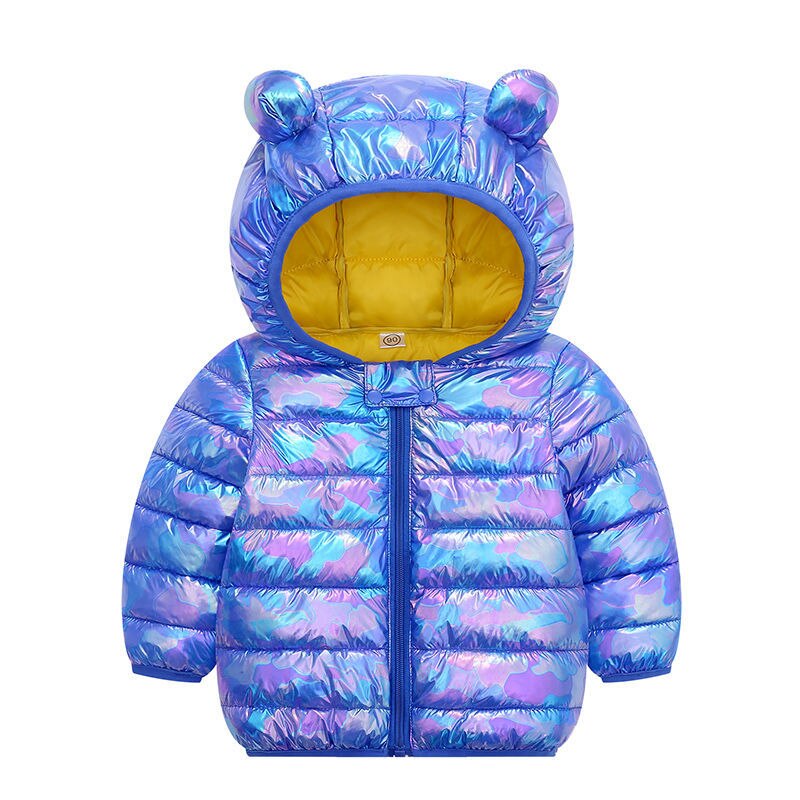Herfst Kinderen Kleurrijke Candy-kleurige Down Gewatteerde Jas Lichtgewicht Jongens En Meisjes Winter Warme Kleding Kid kleding