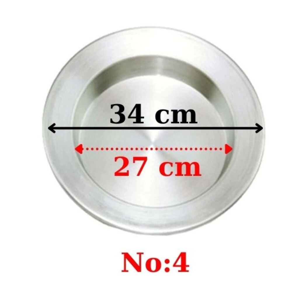 Kunefe – plat traditionnel turc en aluminium inoxydable, plat de présentation pour Dessert, Gaziantep, toutes les tailles: NO.4
