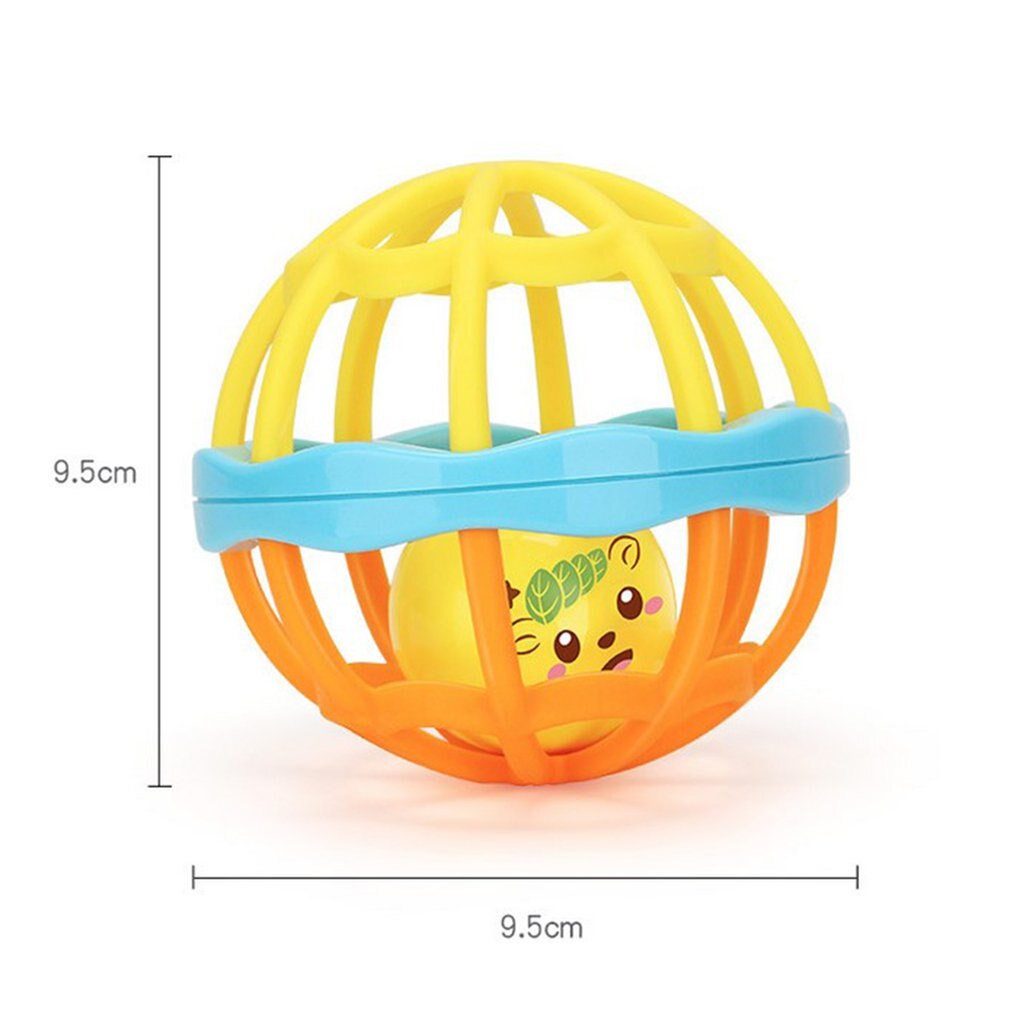 Newborn Toy Baby Toys Puzzle Hand Ball Hole Ball Rattle Soft Ball Enhancing vocabulary and language skills