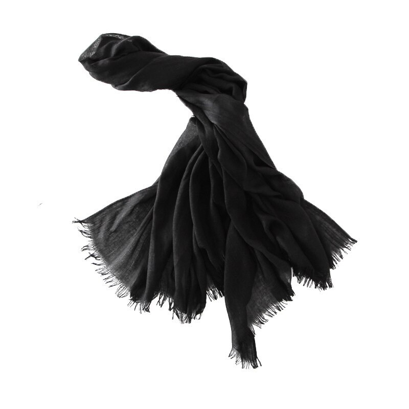 Effen winter dames katoenen sjaal pashmina sjaals warme dekens omslagdoeken dames foulard bandana merk sjaals sjaals hijab