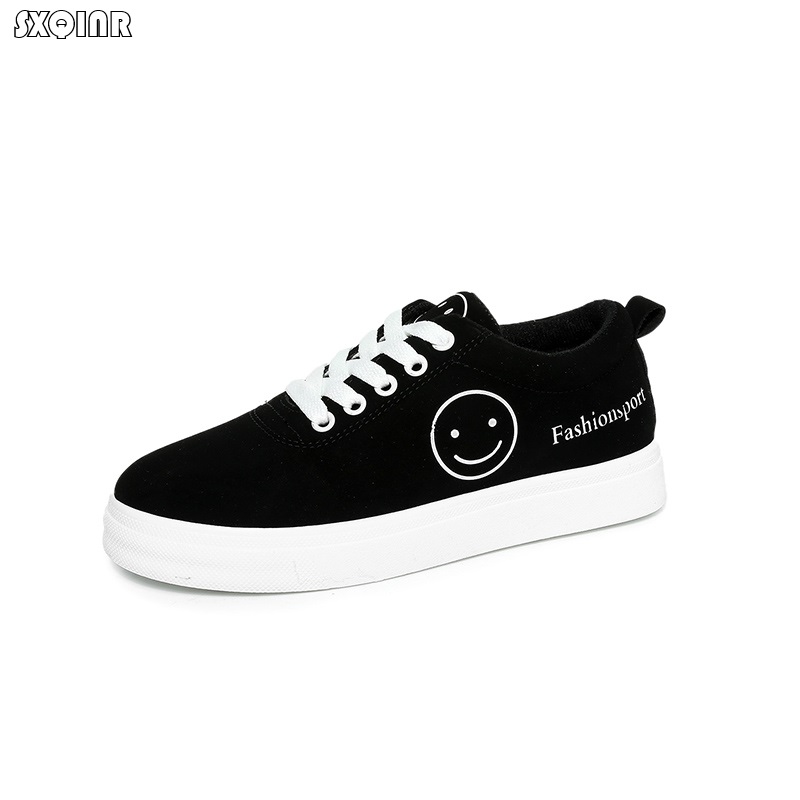 Kvinder lærredssko snøre fritidssko kvinde lejligheder student sneakers åndbare loafers dame espadriller