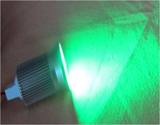 3*3 w RGB LED spotlight; DC12V ingang; met 4 draad PWM driver binnen; size: d50 * 88mm