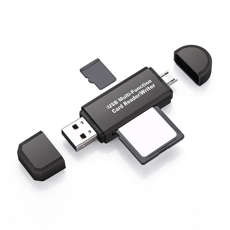 Usb 2.0 Kaartlezer Otg Micro Sd Kaartlezer Voor Xiaomi Honor Flash Drive Smart Memory Kaartlezer Micro Usb kaartlezer