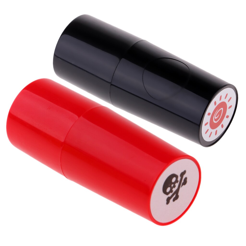 Set 2 Kleurvast Golfbal Stempel Symbool Marker Stempel Afdrukken Voor Golfer Fan