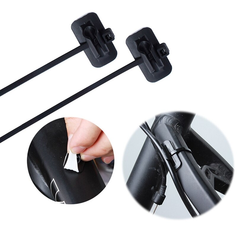1Pcs Cable Holder Bike Housing MTB Fitting Lines Guide Clip Clamp Zip Ties Tidy Brake Gear Accessory