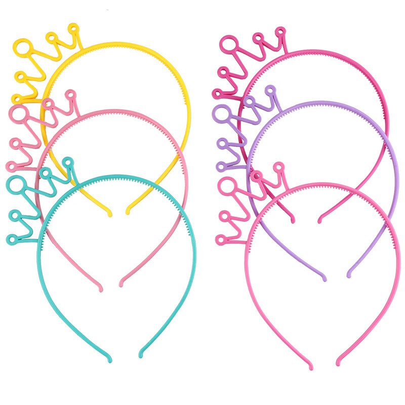 3 stücke freundlicher Stirnbänder Katze Ohren Krone Bogen Headwear Prinzessin Kunststoff Haarbänder Boho Haar Bands für Mädchen Baby Zubehör