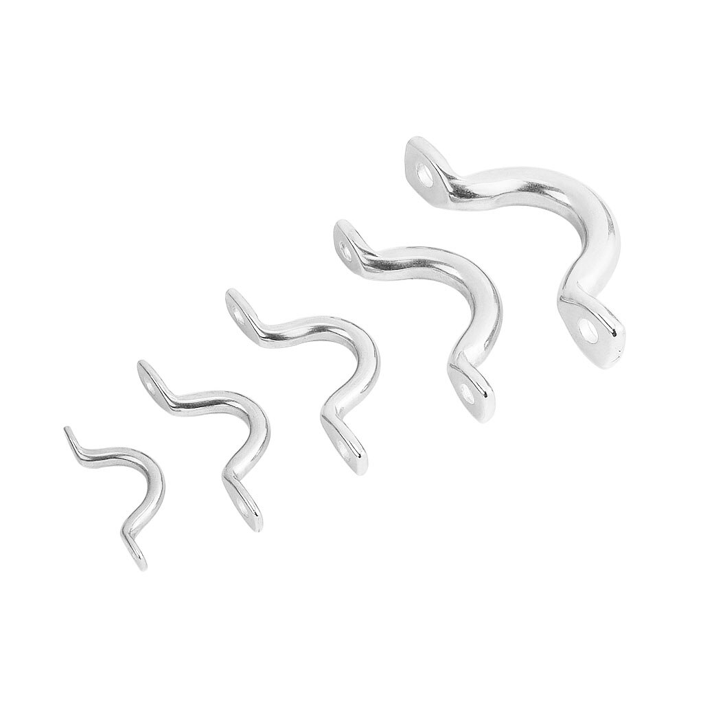 Bimini-almohadilla superior de acero inoxidable para bote, correas para los ojos, lazo para cubierta de Kayak, punto de anclaje, hardware marino, 316