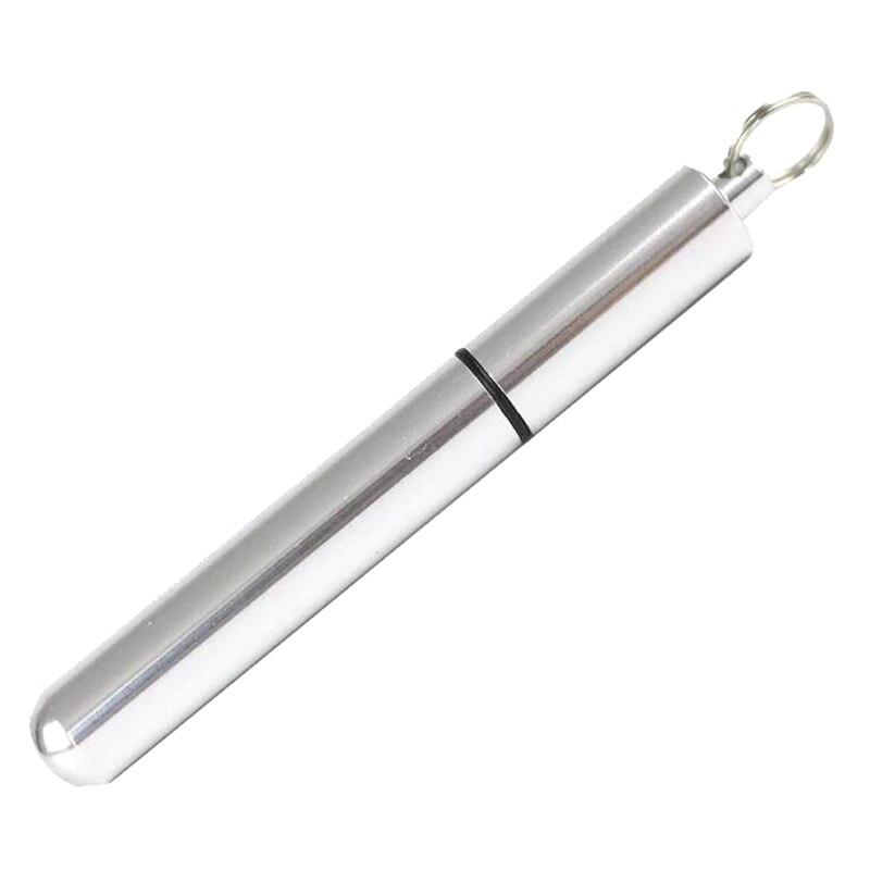 Stainless Steel Retractable Automatic Toothpick Dispenser Holder Container Home: 87x19mm