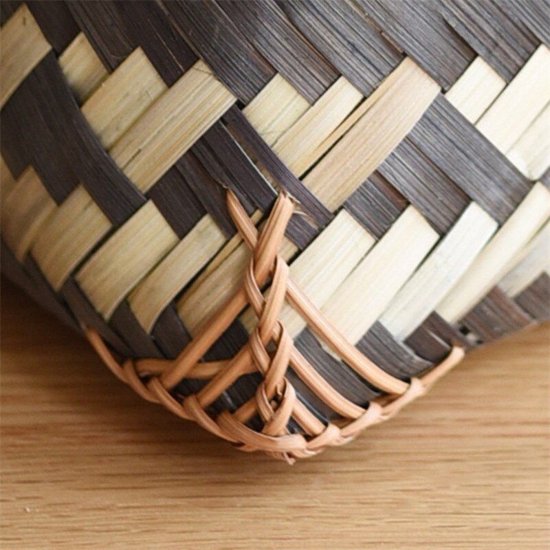 Afrykańnarty element tkane z bambusa kosze robić przechowywania doniczka dekoracyjna etniczne przechowywanie rozmaitości wiadro na przechowywanie w domu i organizator