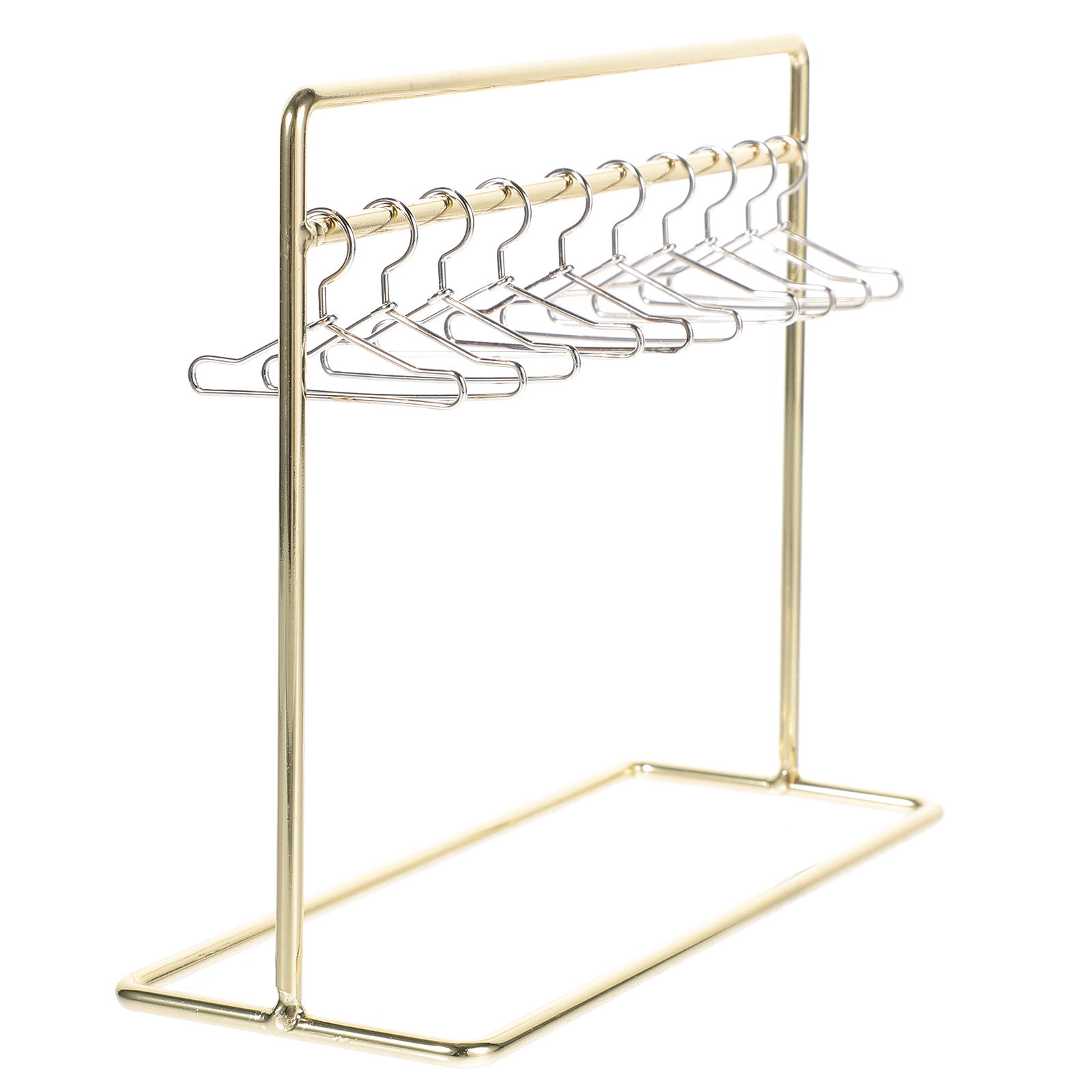 Tøjstativ bøjler mini kjole tøj tør miniature garderobe frakke til dukker