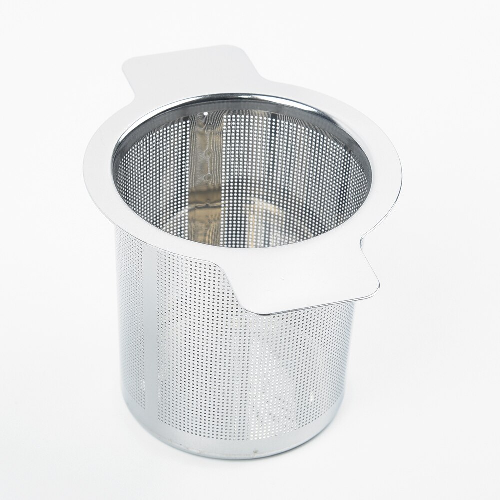 Stainless Steel Dual Ear Fine Mesh Filter Tea Infuser Fine Reusable Strainer Easy To Use And Clean