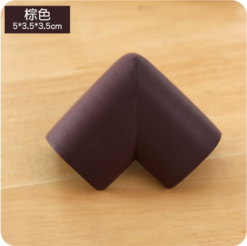 U Shape Glass Table Corner Protector Essential Protection For Children Thick Corners Baby Safety Edge Guards: Brown