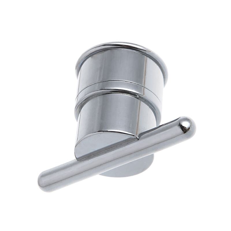 Electroplated Plastic Single Hole Shower Door Knob Handle For Interior Furniture Shower Cabin