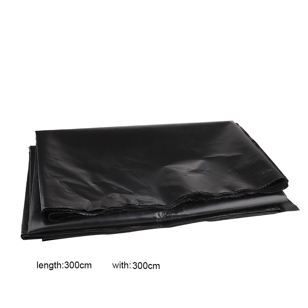 Gummi dam liner sort dam liner til vand haven koi damme vandløb springvand tunge garanti landskabspleje pool dam: 3 x 3m