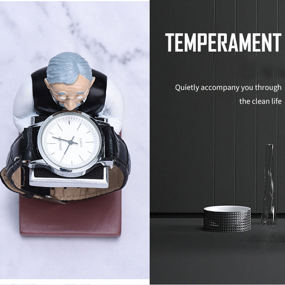 Individualitet ur stativ gammel husholderske astronauter ur opbevaringsboks sag ur display holder smykker organizer