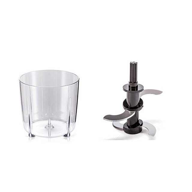 Blender Portable Fruit Juice Maker 220V Multifunction Meat Mixer Smoothies Blender Vegetable Juicer Baby Food Mixer Machine: Plastic cup  blade