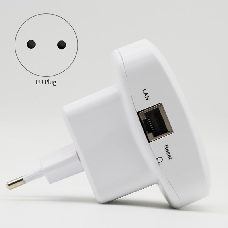 WiFi Signal Amplifier, Up to 300Mbps WiFi Range Extender Repeater Wireless Signal WiFi Booster Extender EU Plug