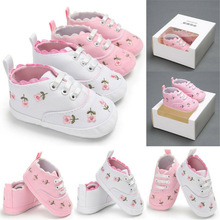 Mode Bloem Baby Baby Kid Meisje Bloemen Soft Sole Crib Peuter Zomer Princess Crib Schoenen 1G12