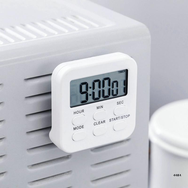 Kitchen Timer 24 Hour Clock &amp; Alarm Memory Function Count Up &amp; Count Down Timer