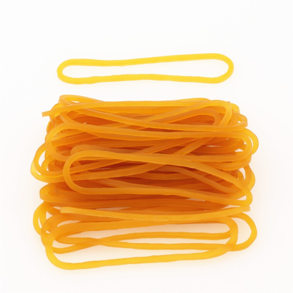 905 Yellow Rubber Bands Elastic Rope Tapes Adhesives Office Students School Stationery Supplies