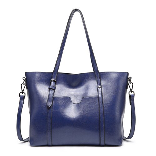 DIDABEAR Vrouwen tas vrouwen Lederen Handtassen Luxe Lady Hand Tassen Vrouwen messenger schoudertas Grote Tote Sac EEN belangrijkste Bolsa: Blauw