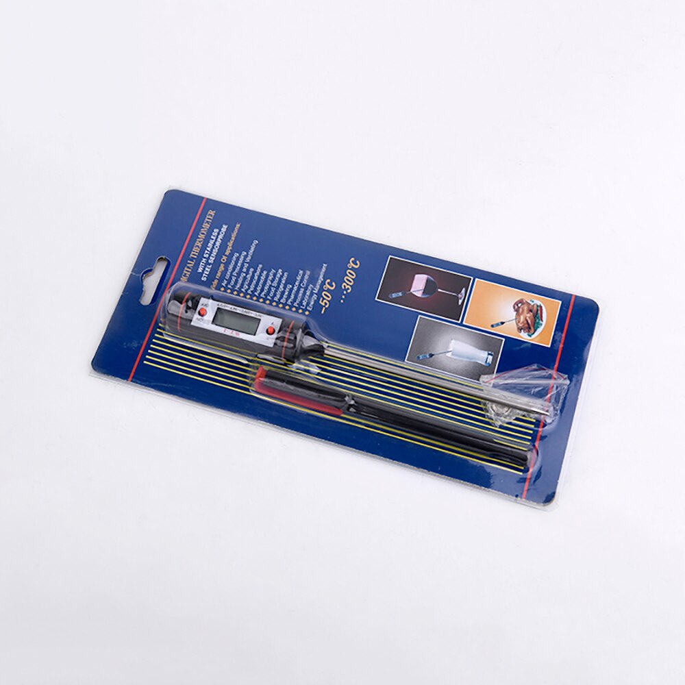 Thermomètre numérique électronique pour aliments, pour gâteaux, bonbons, frites, BBQ, température des aliments, de la viande, avec longue sonde: Default Title